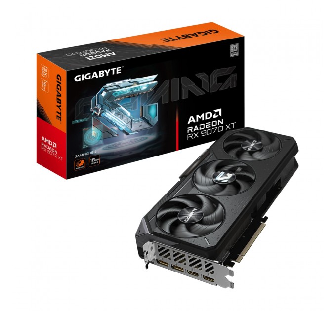 GIGABYTE Відеокарта AMD Radeon RX 9070 XT 16GB GDDR6 Gaming Gigabyte (GV-R9070XTGAMING-16GD)