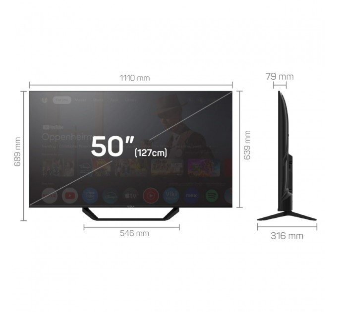 Tesla Телевізор Tesla 50E655BUS