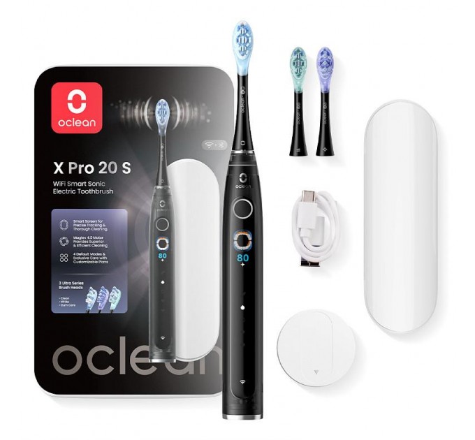 Oclean Електрична зубна щітка Oclean X Pro 20 Set Electric Toothbrush Black