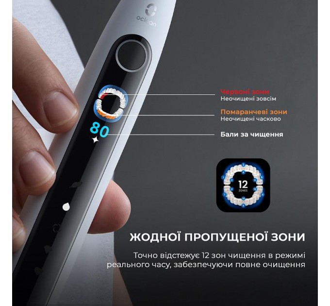 Oclean Електрична зубна щітка Oclean X Pro 20 Electric Toothbrush White