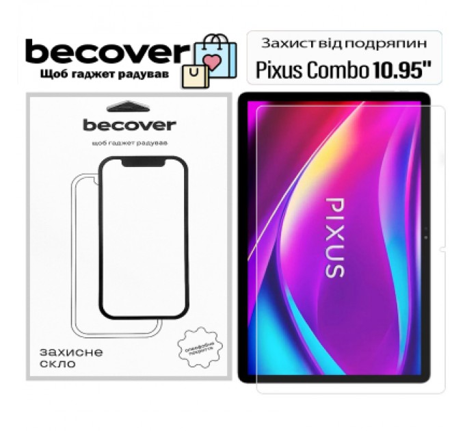 BeCover Скло захисне BeCover Pixus Combo 10.95" (713701)