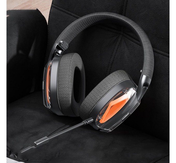 XO Bluetooth-гарнітура XO BE46 Black/Orange