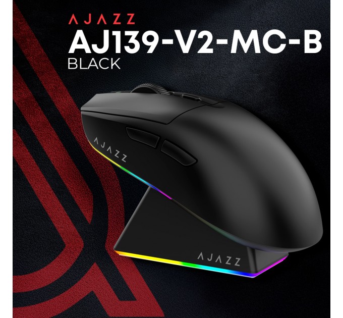 Ajazz Миша бездротова Ajazz AJ139 V2 Black (AJ139-V2-MC-B)