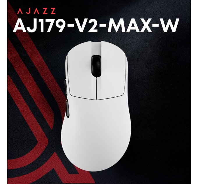 Ajazz Миша бездротова Ajazz AJ179 V2 Max White (AJ179-V2-MAX-W)
