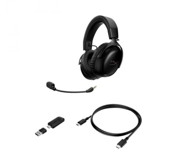 HyperX Навушники HyperX Cloud III S Wireless/USB-A/USB-C Black (A59YZAA)