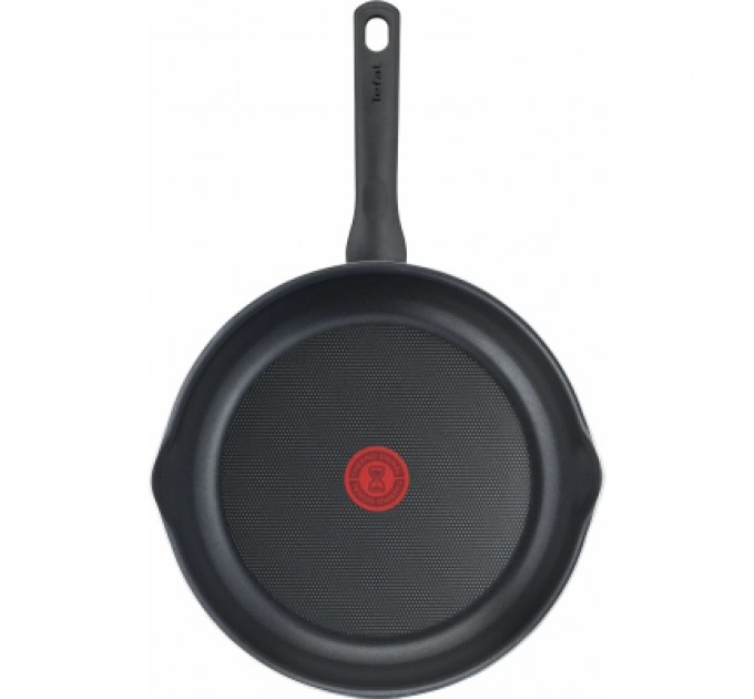 Сковорода Tefal Day by Day 20 см, з кришкою, алюміній, бакеліт, скло, чорний (B5580223UA)