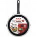 Сковорода Tefal Day by Day 20 см, з кришкою, алюміній, бакеліт, скло, чорний (B5580223UA)