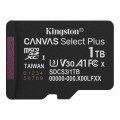 Kingston Карта пам`яті MicroSDXC 1TB UHS-I Class 10 Kingston Canvas Select Plus R150MB/s (SDCS3/1TBSP)