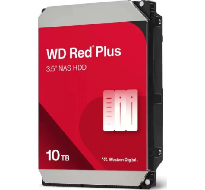 WD Жорсткий диск 3.5" 10TB Red Plus WD (WD100EFGX)