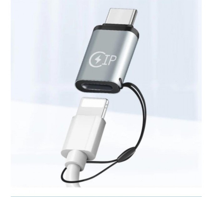 XoKo Перехідник Lightning F to USB-C M gray XoKo (XK-AC-027)