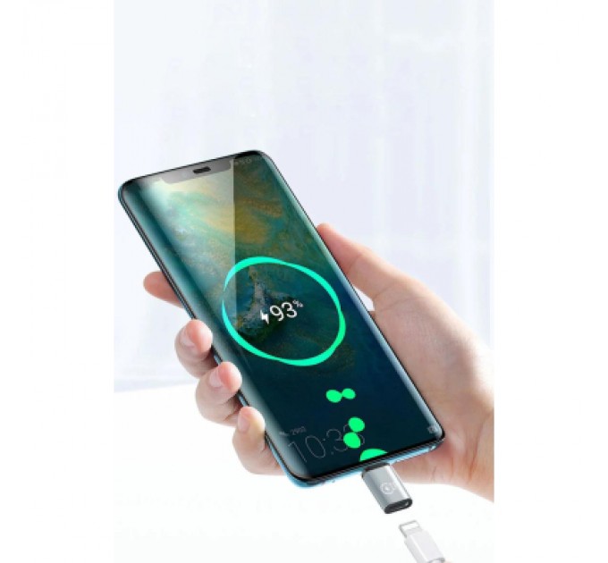 XoKo Перехідник Lightning F to USB-C M gray XoKo (XK-AC-027)