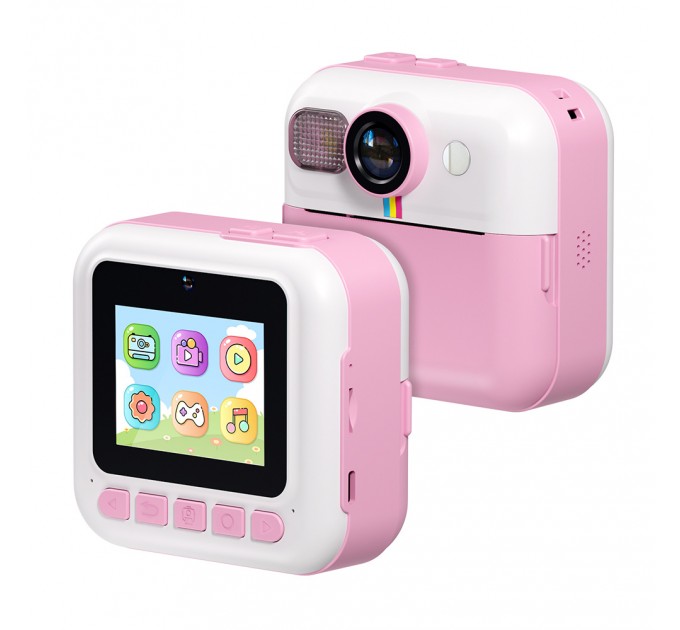ColorWay Дитячий фотоапарат ColorWay з функцією моментального друку Pink (CW-PHP01P)