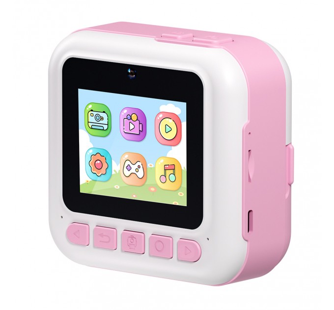 ColorWay Дитячий фотоапарат ColorWay з функцією моментального друку Pink (CW-PHP01P)