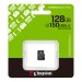 Kingston Карта пам`яті MicroSDXC 128GB UHS-I Class 10 Kingston Canvas Select Plus R150MB/s + SD-адаптер (SDCS3/128GB)