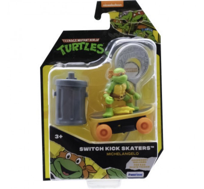 Funrise Ігровий набір Funrise TMNT Черепашки-ніндзя класичні Скейтбордист з лаунчером Мікеланджело (71041)
