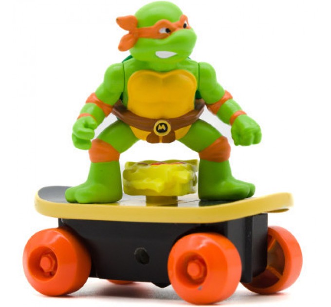 Funrise Ігровий набір Funrise TMNT Черепашки-ніндзя класичні Скейтбордист з лаунчером Мікеланджело (71041)