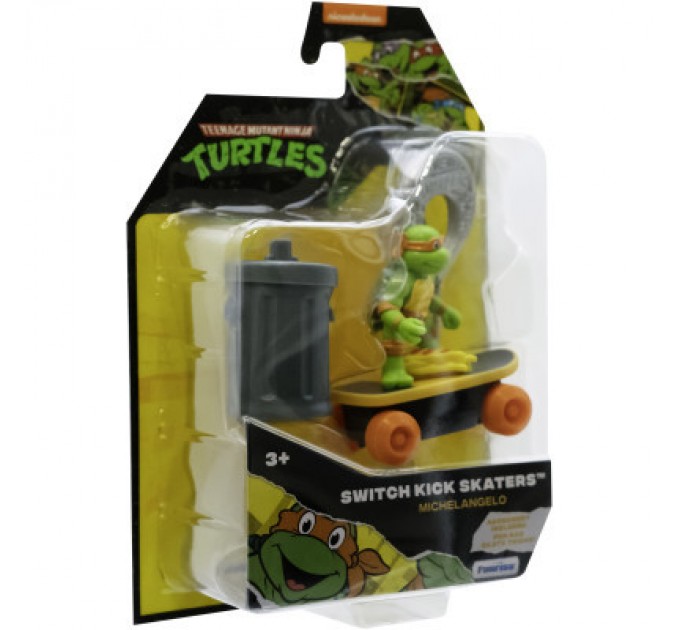 Funrise Ігровий набір Funrise TMNT Черепашки-ніндзя класичні Скейтбордист з лаунчером Мікеланджело (71041)