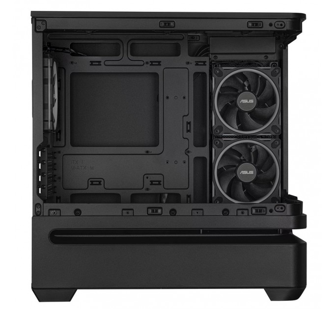 ASUS Корпус Asus Prime AP202 ARGB Tempered Glass Black без БЖ (90DC00P0-B19000)