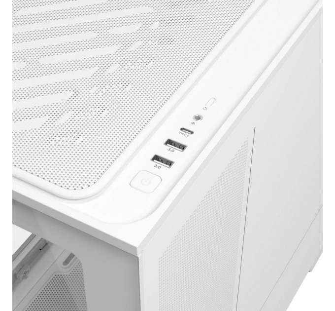 ASUS Корпус Asus Prime AP202 ARGB Tempered Glass White без БЖ (90DC00P3-B19000)