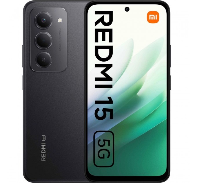 Xiaomi_ Смартфон Xiaomi Redmi 15 5G 4/128GB Midnight Black_EU