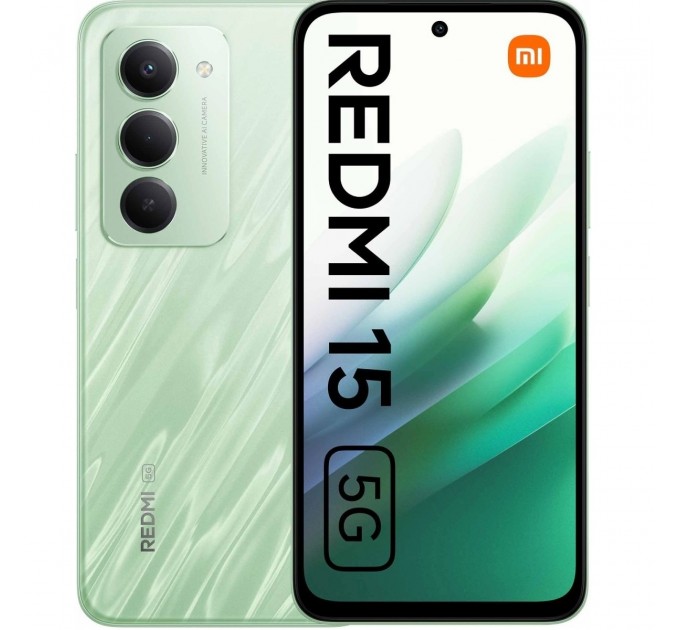 Xiaomi_ Смартфон Xiaomi Redmi 15 5G 8/256GB Ripple Green_EU