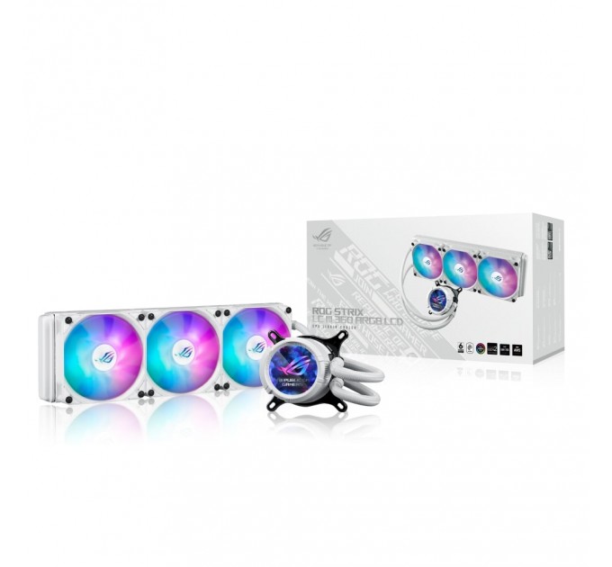 ASUS Система водяного охолодження Asus TUF Gaming LC III 360 ARGB LCD White (90RC01A2-B0EAY0)