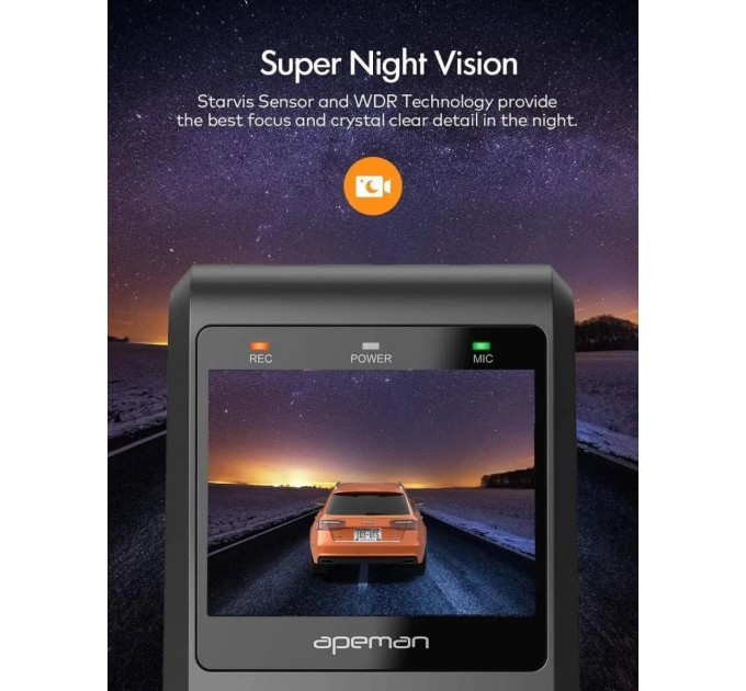 APEMAN Відеореєстратор APEMAN C550 (613464474371)