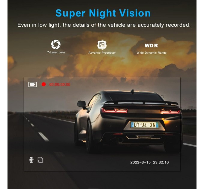 WeBeqer Відеореєстратор WeBeqer A7