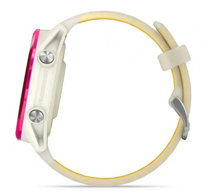 Garmin Смарт-годинник Garmin Forerunner 570 42mm Raspberry with Mango/Translucent Bone with Silver Buckle (010-02970-42)