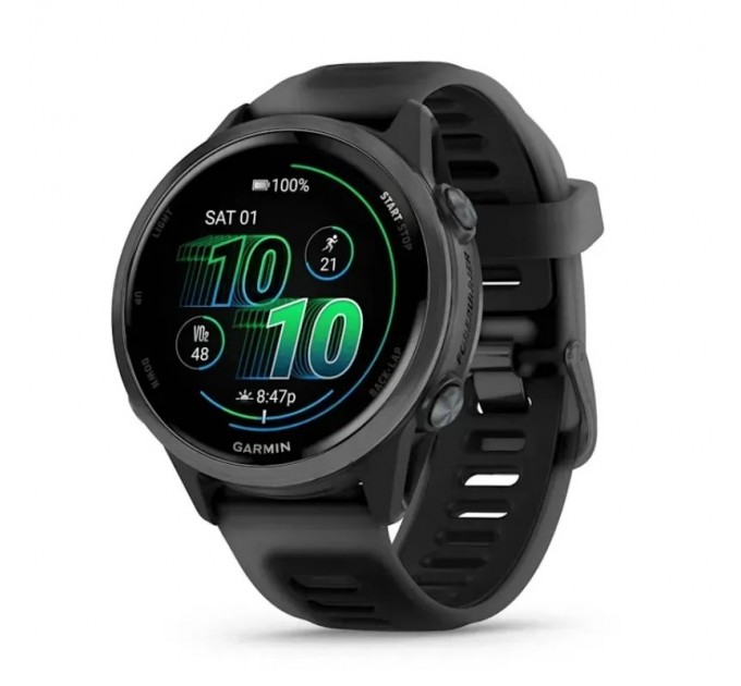 Garmin Смарт-годинник Garmin Forerunner 570 42mm Slate Gray with Black/Translucent Black Silicone with Slate Buckle (010-02970-40)