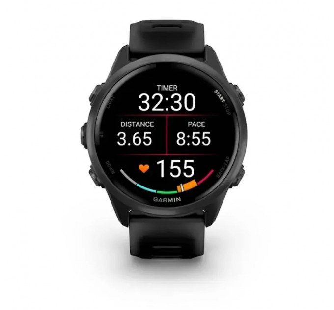 Garmin Смарт-годинник Garmin Forerunner 570 42mm Slate Gray with Black/Translucent Black Silicone with Slate Buckle (010-02970-40)