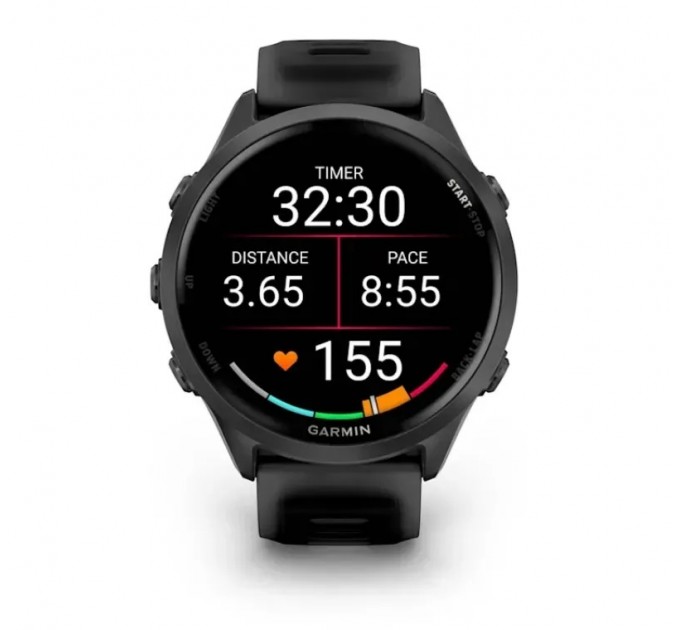 Garmin Смарт-годинник Garmin Forerunner 570 47mm Slate Gray with Black/Translucent Black Silicone with Slate Buckle (010-02971-40)