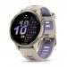 Garmin Смарт-годинник Garmin Forerunner 970 French Gray Soft Gold Titanium with French Gray/Translucent Indigo Silicone with Soft Gold Buckle (010-02969-62)