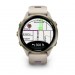 Garmin Смарт-годинник Garmin Forerunner 970 French Gray Soft Gold Titanium with French Gray/Translucent Indigo Silicone with Soft Gold Buckle (010-02969-62)