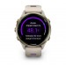 Garmin Смарт-годинник Garmin Forerunner 970 French Gray Soft Gold Titanium with French Gray/Translucent Indigo Silicone with Soft Gold Buckle (010-02969-62)