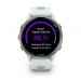 Garmin Смарт-годинник Garmin Forerunner 970 Whitestone Titanium with Whitestone/Translucent Amp Yellow Silicone with Silver Buckle (010-02969-61)