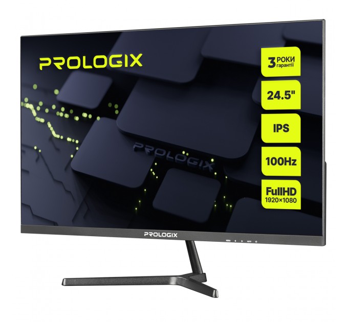 Монітор Prologix 24.5" P2525HF IPS Black 100Hz