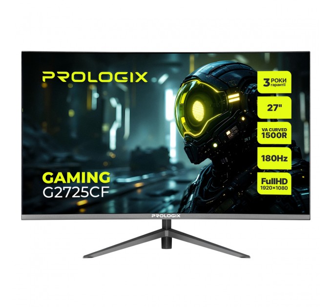 Монітор Prologix Gaming 27" G2725CF VA Black Curved 180Hz