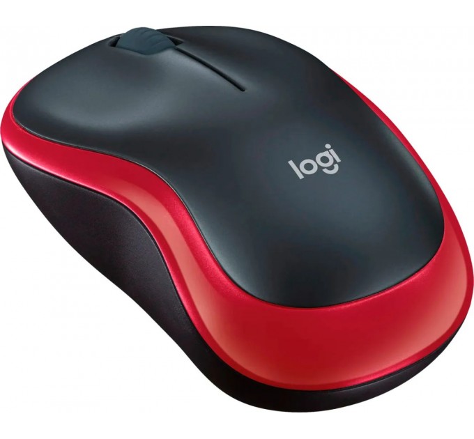 Logitech Миша бездротова Logitech M185 Red (910-002237)