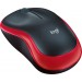 Logitech Миша бездротова Logitech M185 Red (910-002237)