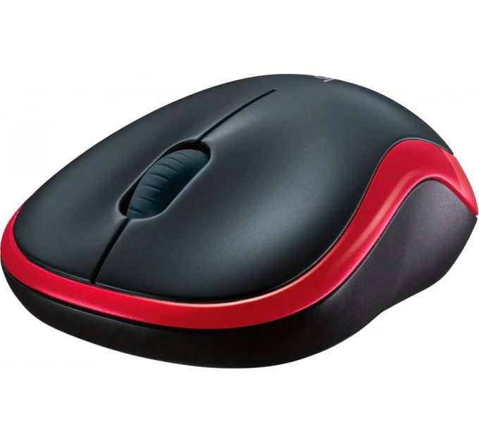 Logitech Миша бездротова Logitech M185 Red (910-002237)