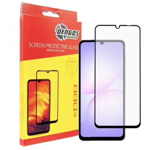 Dengos Скло захисне Dengos Full Glue Samsung Galaxy A07 Black (TGFG-406)