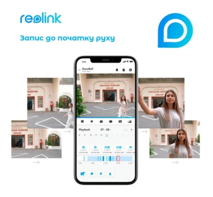 Панель виклику Reolink Video Doorbell WiFi (D340W)