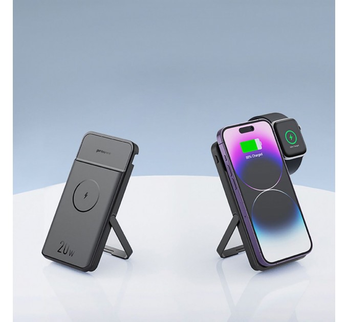 Proove Універсальна мобільна батарея Proove Power Stand 2 in 1 20W 10000mAh Black (PBPS20030001)