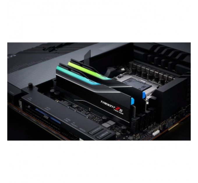 Модуль пам'яті для комп'ютера DDR5 32GB (2x16GB) 6400 MHz Trident Z5 Neo RGB Black G.Skill (F5-6400J3239G16GX2-TZ5NR)