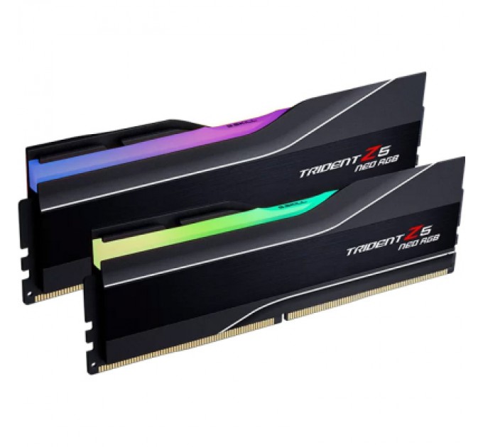Модуль пам'яті для комп'ютера DDR5 32GB (2x16GB) 6400 MHz Trident Z5 Neo RGB Black G.Skill (F5-6400J3239G16GX2-TZ5NR)