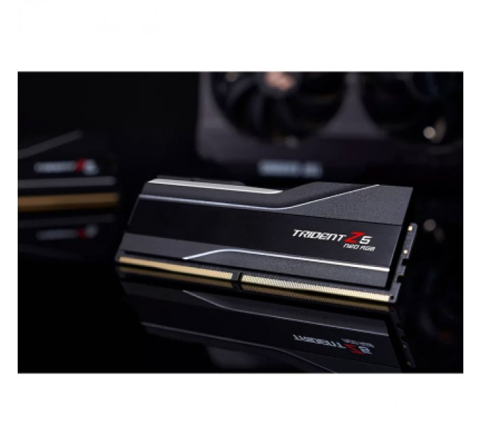 Модуль пам'яті для комп'ютера DDR5 32GB (2x16GB) 6400 MHz Trident Z5 Neo RGB Black G.Skill (F5-6400J3239G16GX2-TZ5NR)