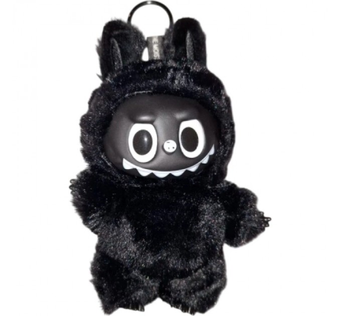 No Brand М'яка іграшка No Brand сюрприз Labubu, 17 см, чорна, непрозорий пакет, коробка (YT42514)