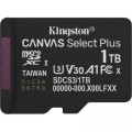 Карта пам'яті Kingston 1TB microSDXC class 10 UHS-I U3 V30 A1 Canvas Select Plus (SDCS3/1TBSP)