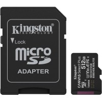 Карта пам'яті Kingston 512GB microSDXC class 10 UHS-I U3 V30 A1 Canvas Select Plus (SDCS3/512GB)